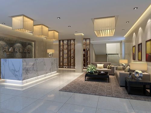 马尔康酒店室内空间装修设计效果图-贵阳酒店装饰设计